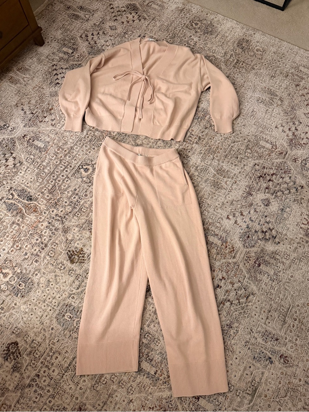 Free People Knit Pant & Tie-Front Top Set